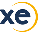 XE money transfer logo which links to company review page