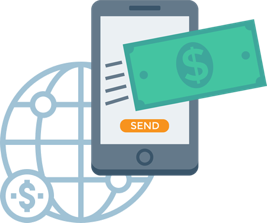 Sign up online to the money transfer service in the UK
