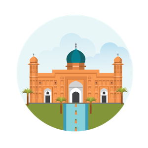 Bangladesh illustration Send Money to Austria