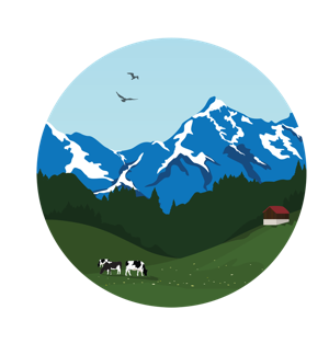 Switzerland illustration Send Money to Austria