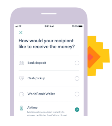 WorldRemit’s Mobile App WorldRemit App