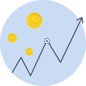 Creative image for exchange rate trends