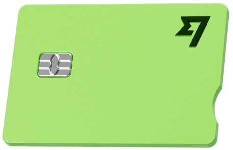 Wise personal debit card green