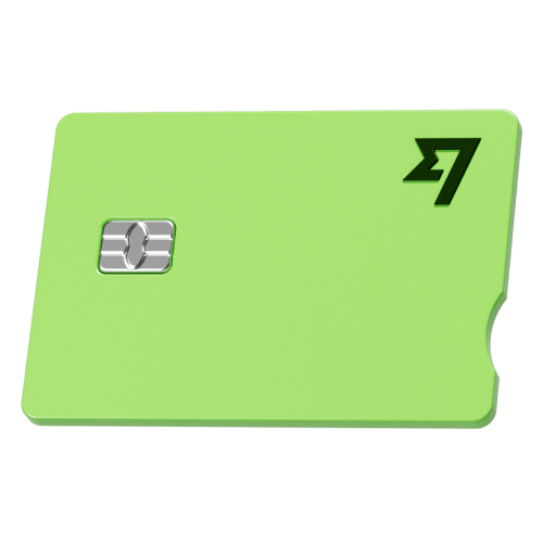 Wise personal debit card green